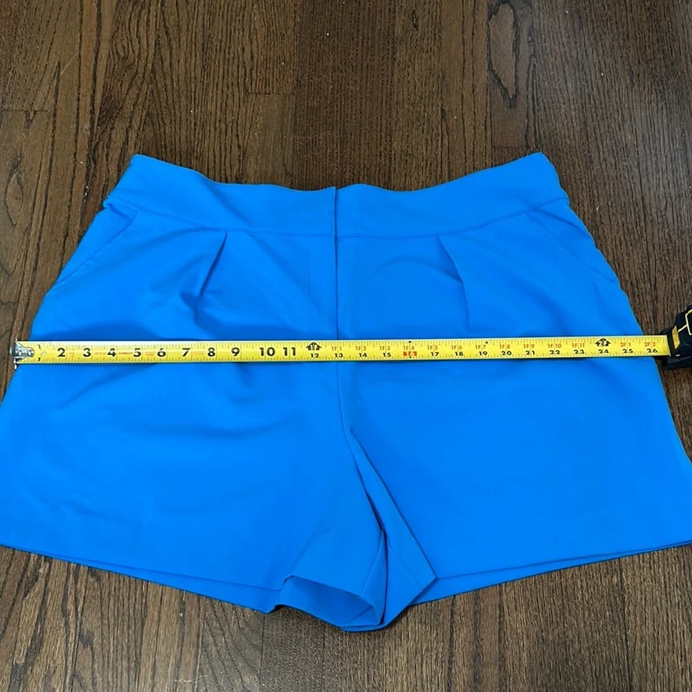 New York & Company Bright Blue High Waist Stretch Shorts XXL - Picture 4 of 8